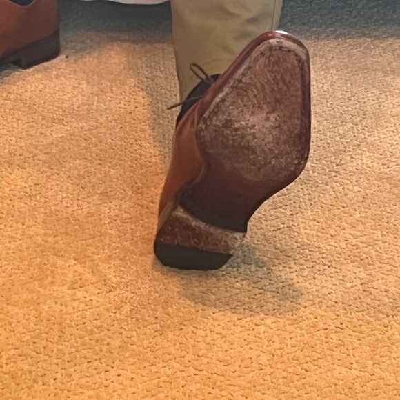 Anthony Veer “Genoa” cap-toe oxfords size 9 in cognac main image 4